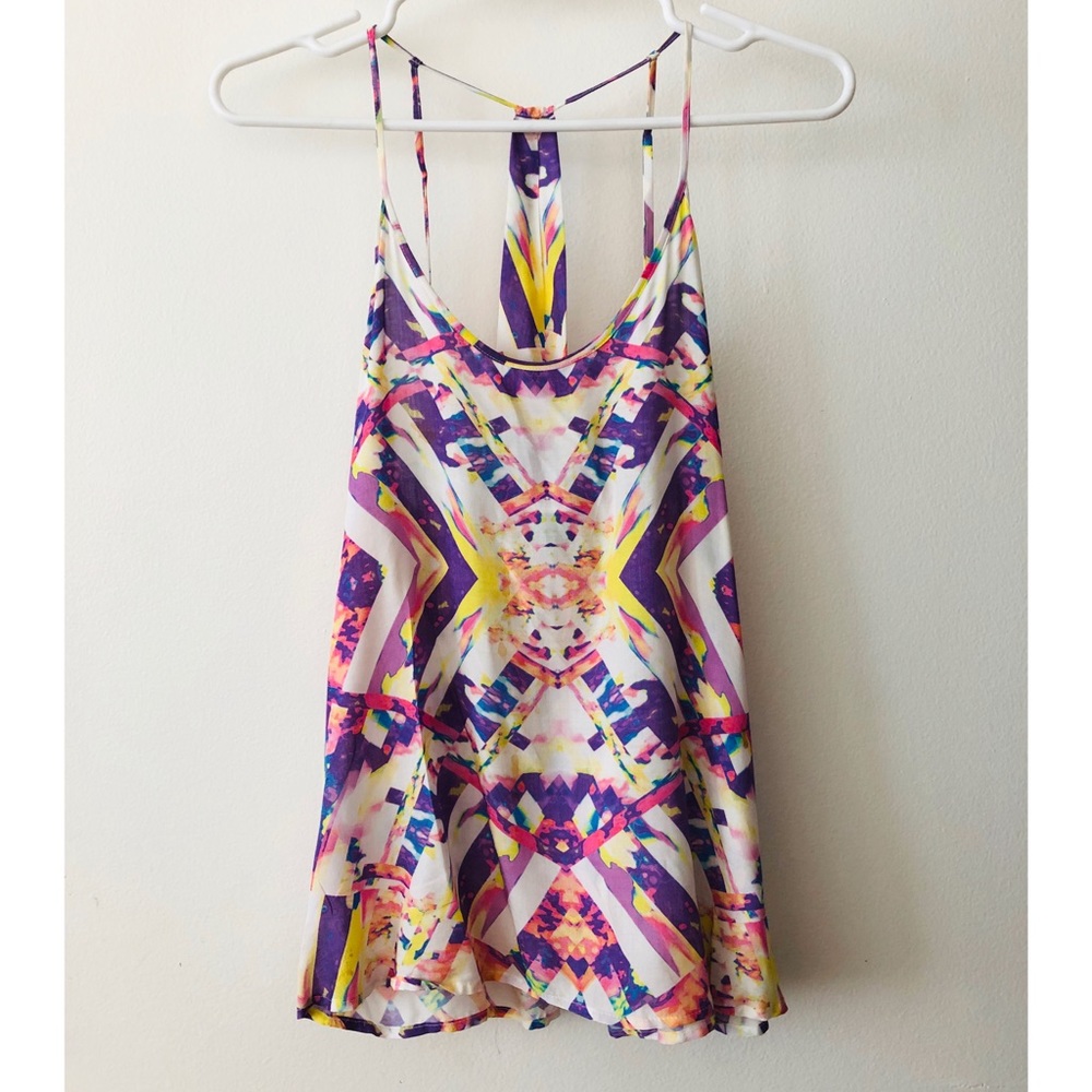 Bardot Neon Kaleidoscope Top